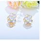 Earedge - Minimalist Camellia Shaped Earrings