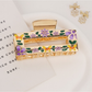 Beau - Sweet Floral Detail Square Claw Clip