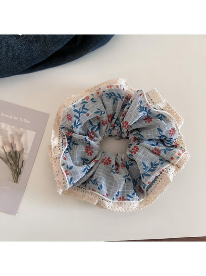 Gifty - Lace Edge Spiral-Shaped Hair Tie