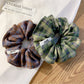 Gifty - Elegant Forest Plaid Scrunchie