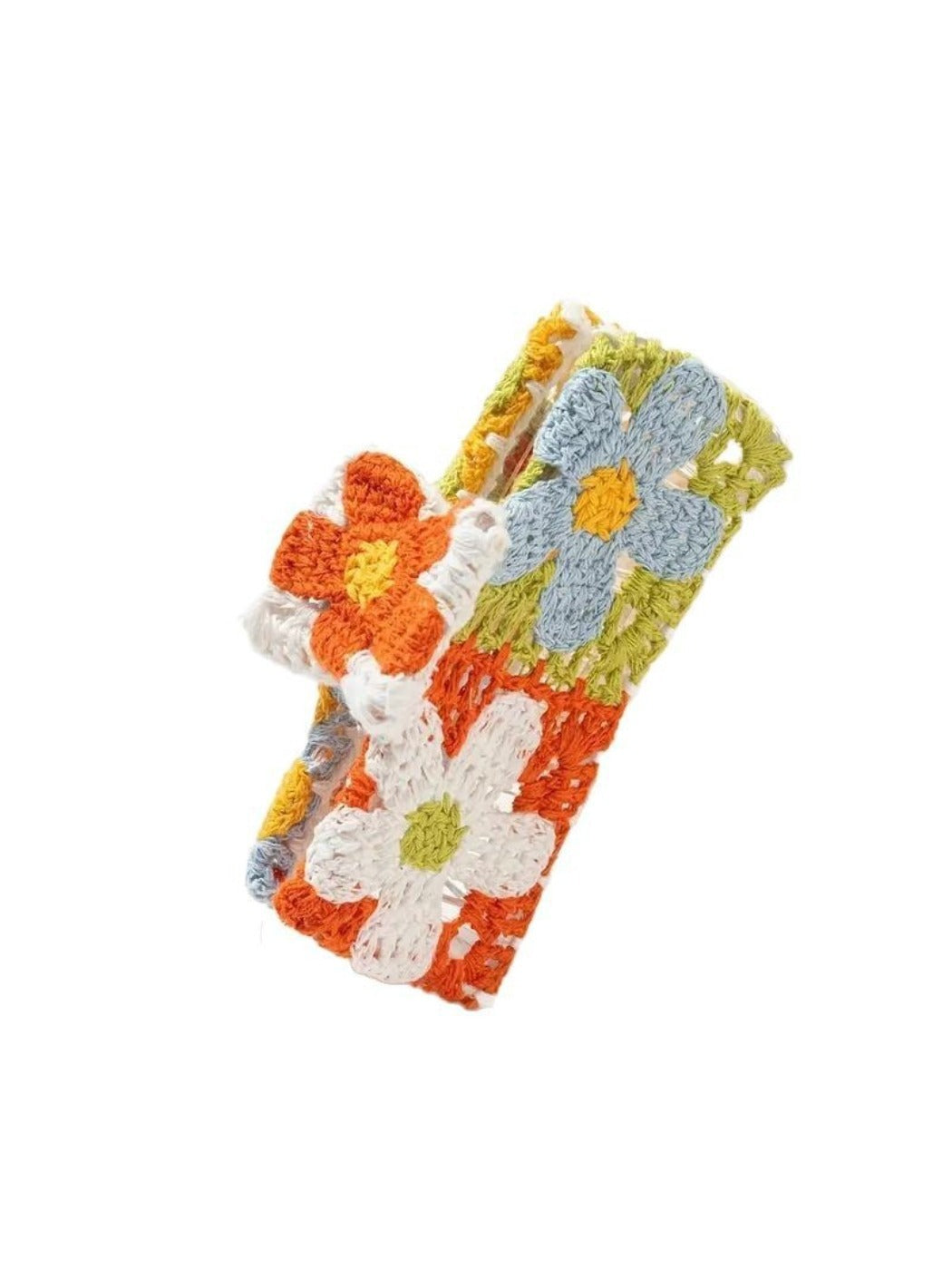 Beau - Colorful Flower Knitted Hairpins