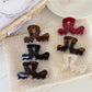 Beau - Geometric Acetate Curved Claw Hair Clip