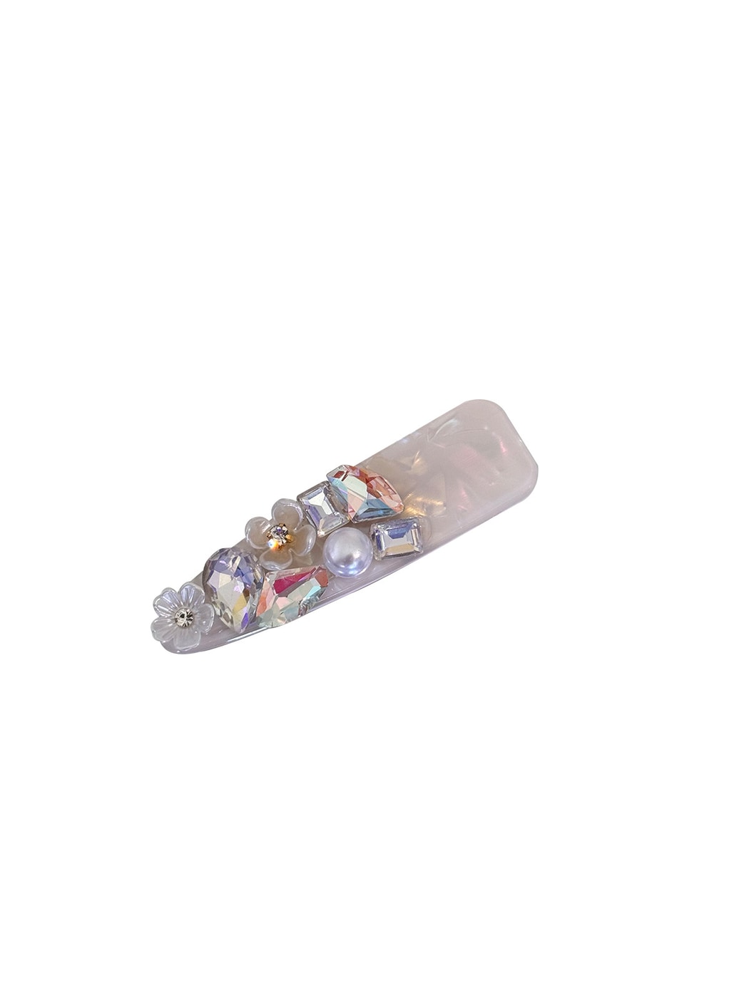Beau - Sweet Style Floral Accent Side Hair Clip