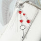 Keypus - Lace Bow Ribbon Charm Decorative Keychain