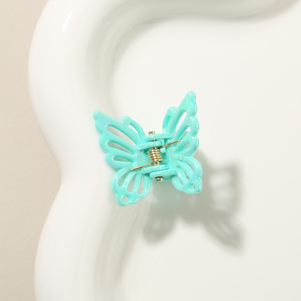 Beau - Openwork Butterfly Alloy Accent Claw Hair Clip