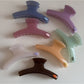 Beau - Curved Straight Bar Design Claw Clip