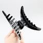 Beau - Minimalist Striped Crescent Hair Claw Clip