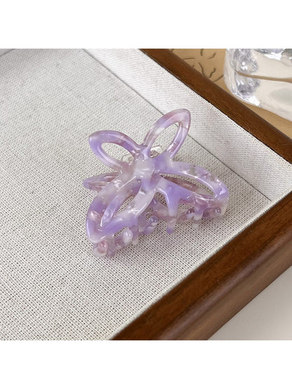 Beau - Elegant Mini Bow Shaped Hair Claw Clip