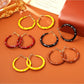 Earedge - Retro Colorful Polka Dot Earrings