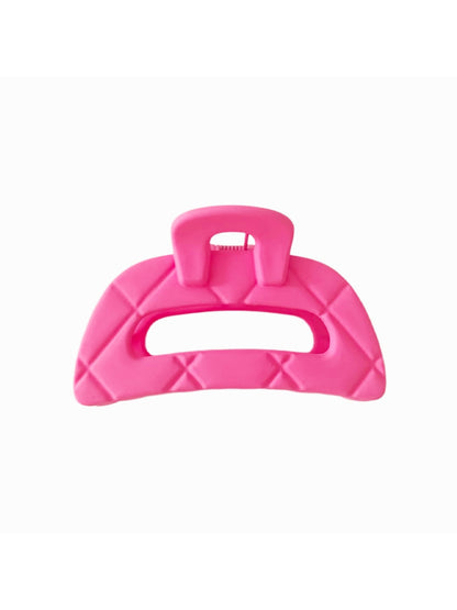 Beau - Geometric Hollow Out Plastic Alloy Claw Clip