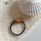 Gifty - Minimalist Solid Color Heart Hair Tie