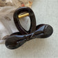 Beau - Cutout Bow Tie Hair Claw Clip