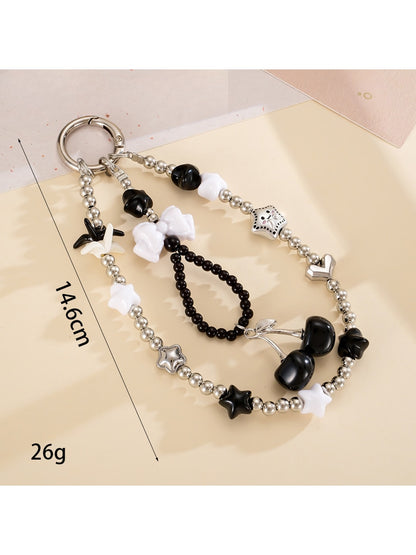 Keypus - Decorative Acrylic Bead Star Purse Charm Keychain