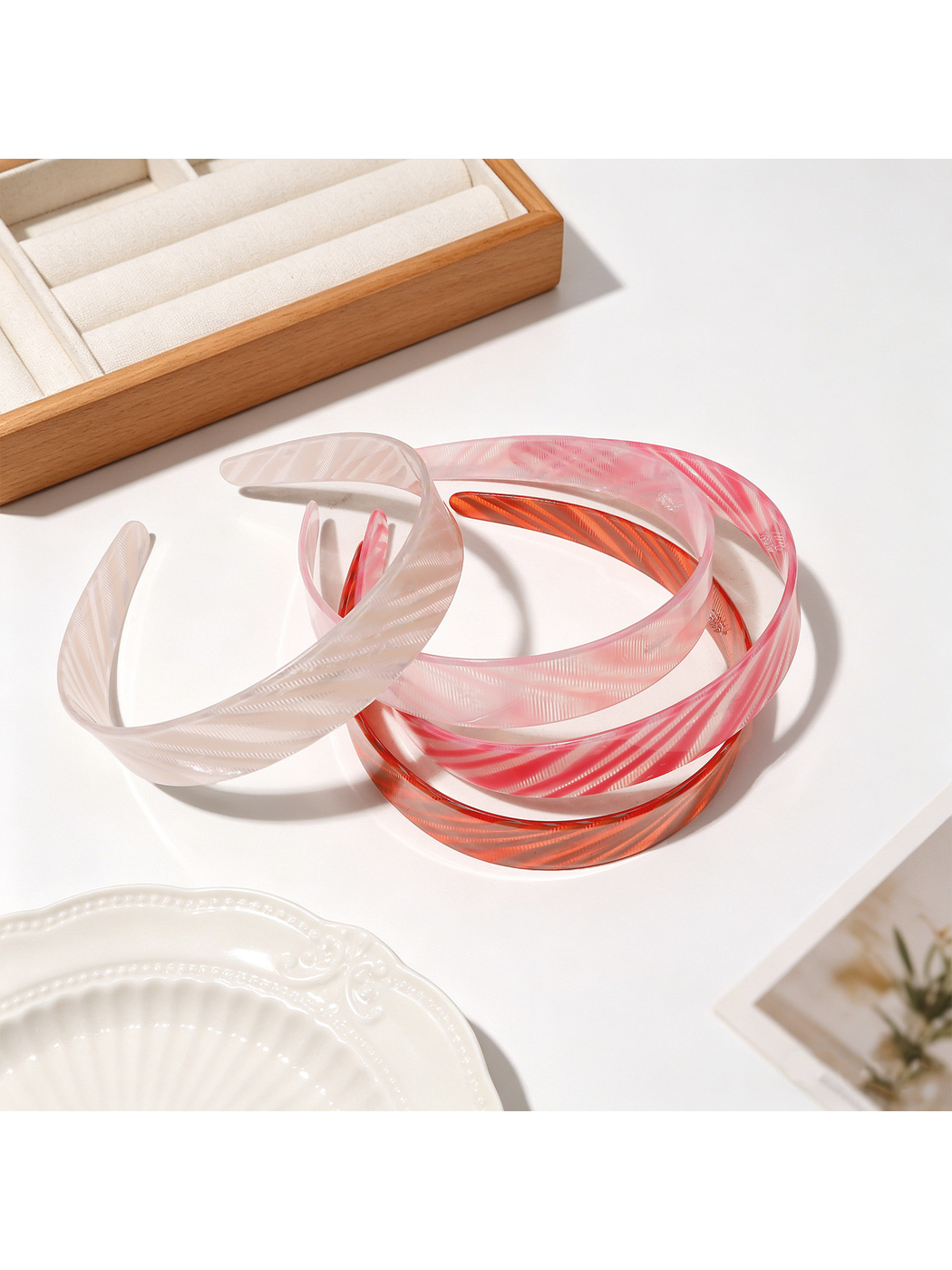 Gifty - Minimal Striped PVC Daily Wear Headband