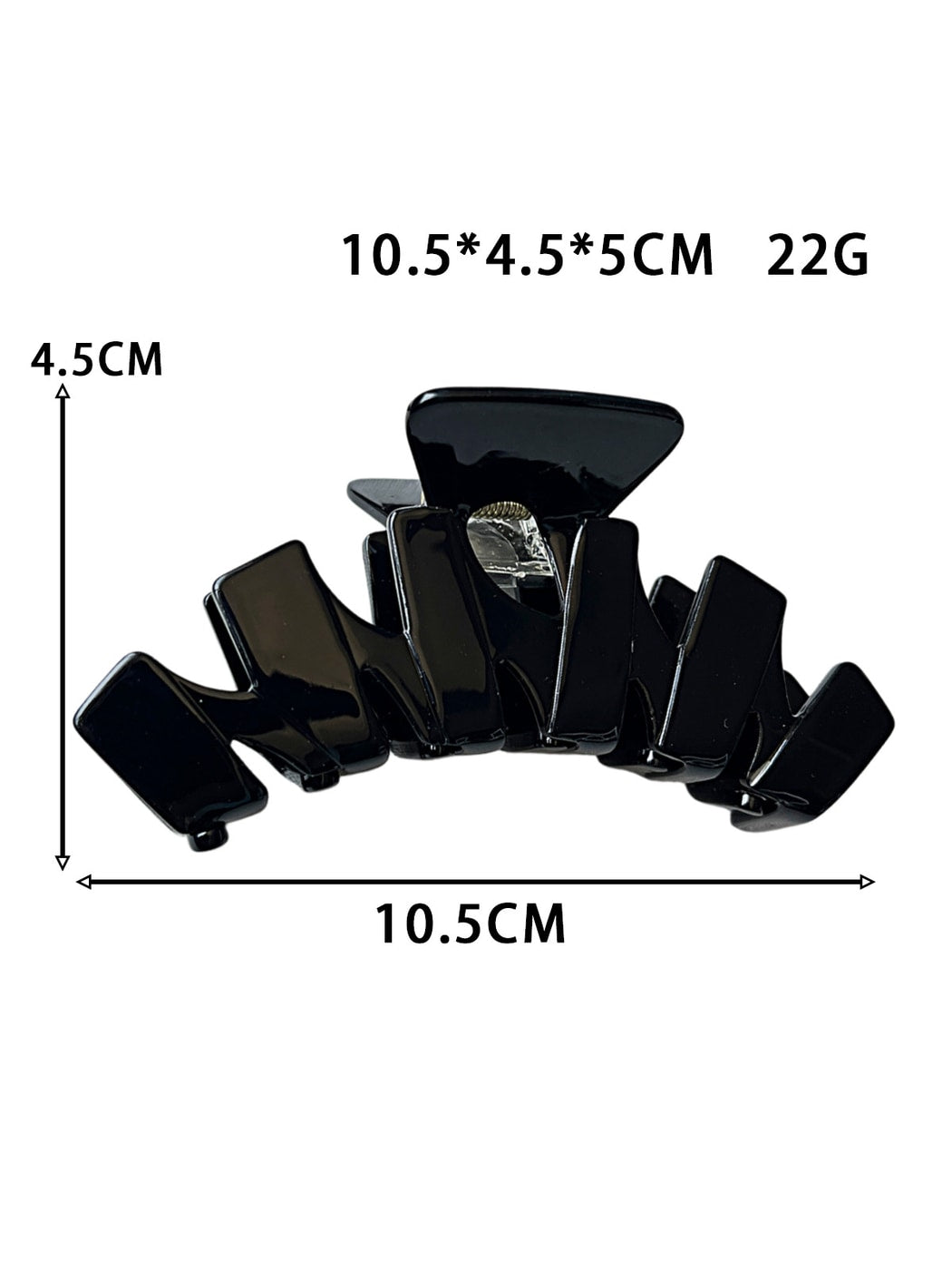 Beau - Modern Minimalist Ring Detail Hair Claw Clip