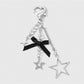 Keypus - Y2K Style Silver Star Bag Charm Keychain