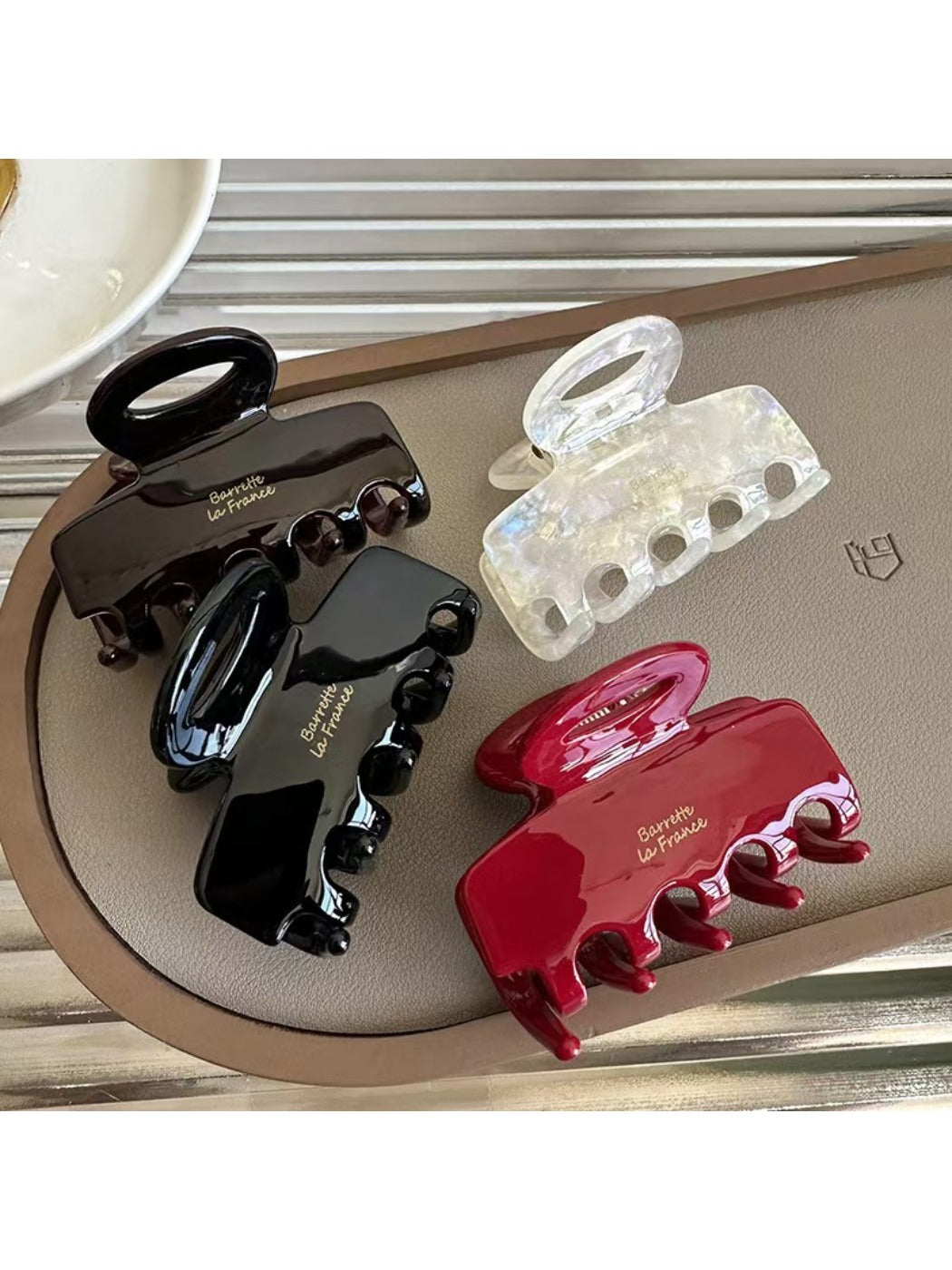 Beau - Fashion Acetate Rectangular Hair Clip
