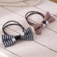 Gifty - Waffle Patterned Bow Hair Tie