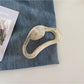 Beau - Solid Color Cloud Shaped Hollow Claw Clip