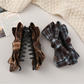 Beau - Vintage Bow Plaid Large Claw Clip