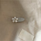 Beau - Geometric Floral Detail Alloy Hair Clip