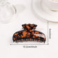 Beau - Textured Pattern Curved Claw Clip