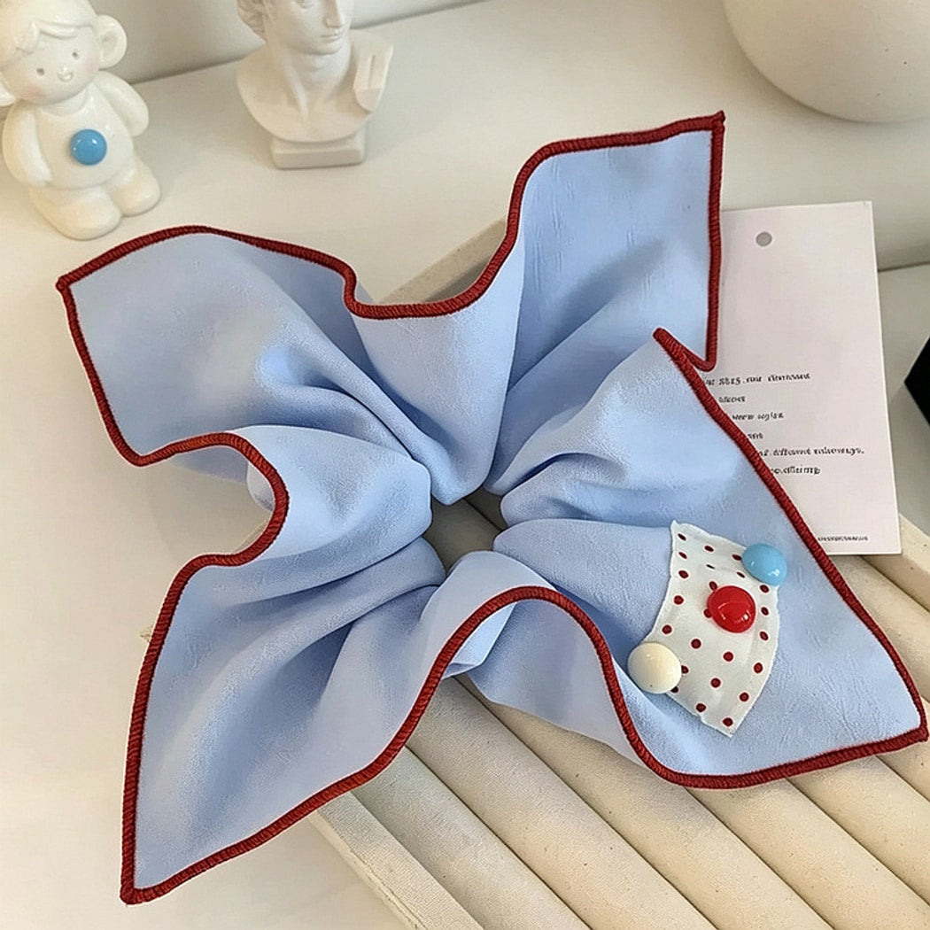 Gifty - Sweet Style Square Scarf Elastic Scrunchie