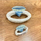 Close-up of Beau ring shape claw clip showing curved claw teeth