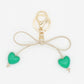 Keypus - Cute Heart Bow Keychain