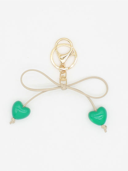 Keypus - Cute Heart Bow Keychain