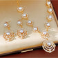 Nozari - Retro Openwork Round Rhinestone Jewelry