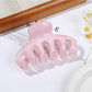 Beau - Marble Pumpkin Shaped Hair Claw Clip