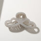 Beau - Double Heart Hollow Openwork PS Claw Clip