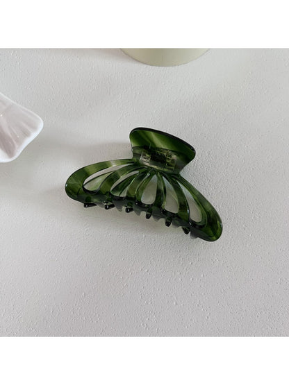 Beau - Green Twill Hair Clip