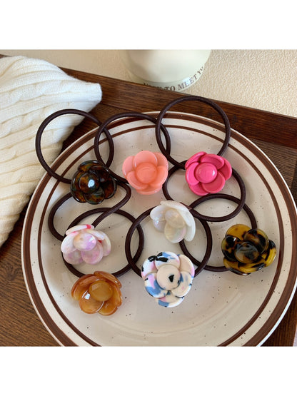 Gifty - Iridescent Acetate Flower Hair Tie