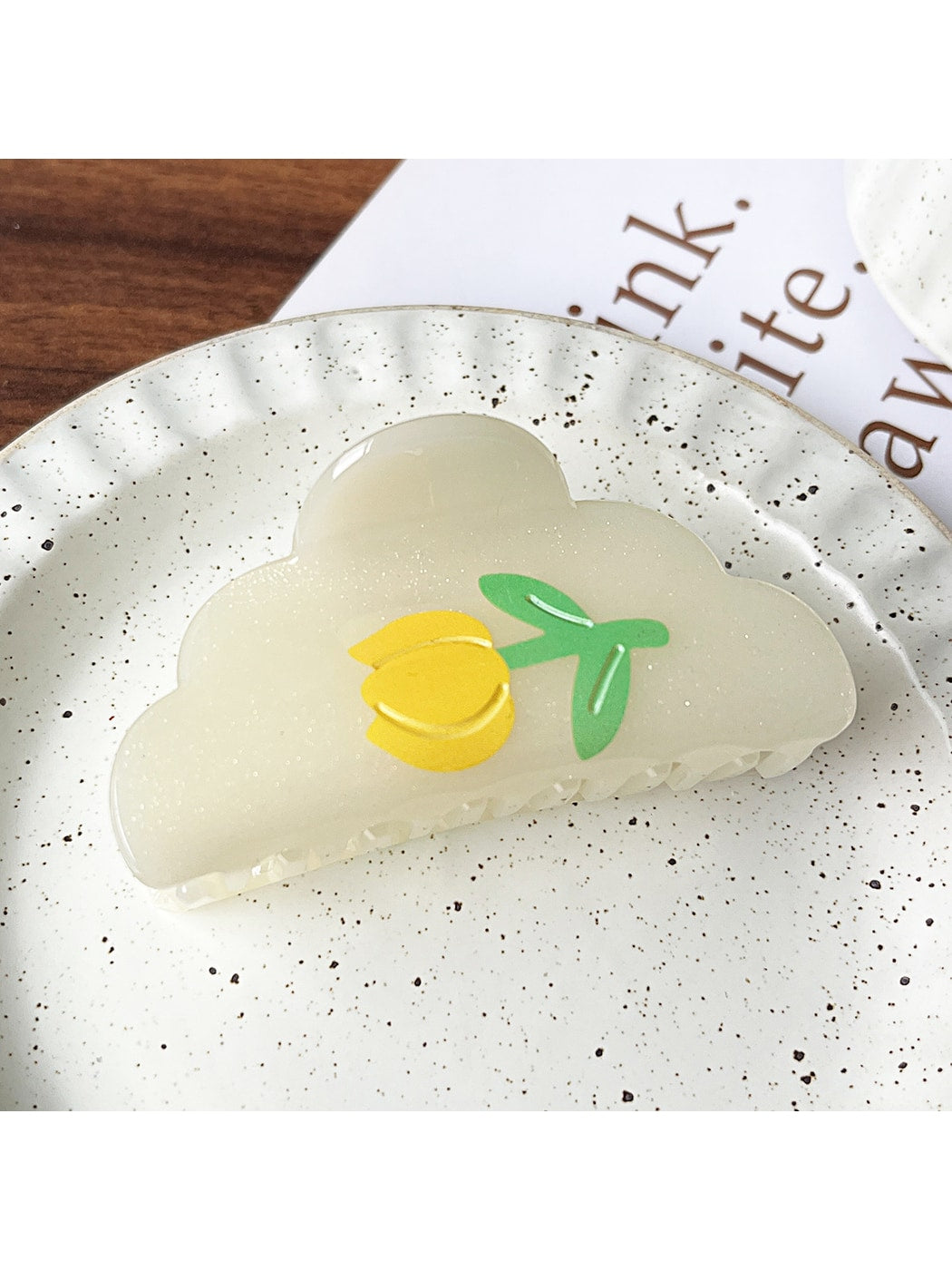 Beau - Modern Minimalist Tulip Hair Claw Clip