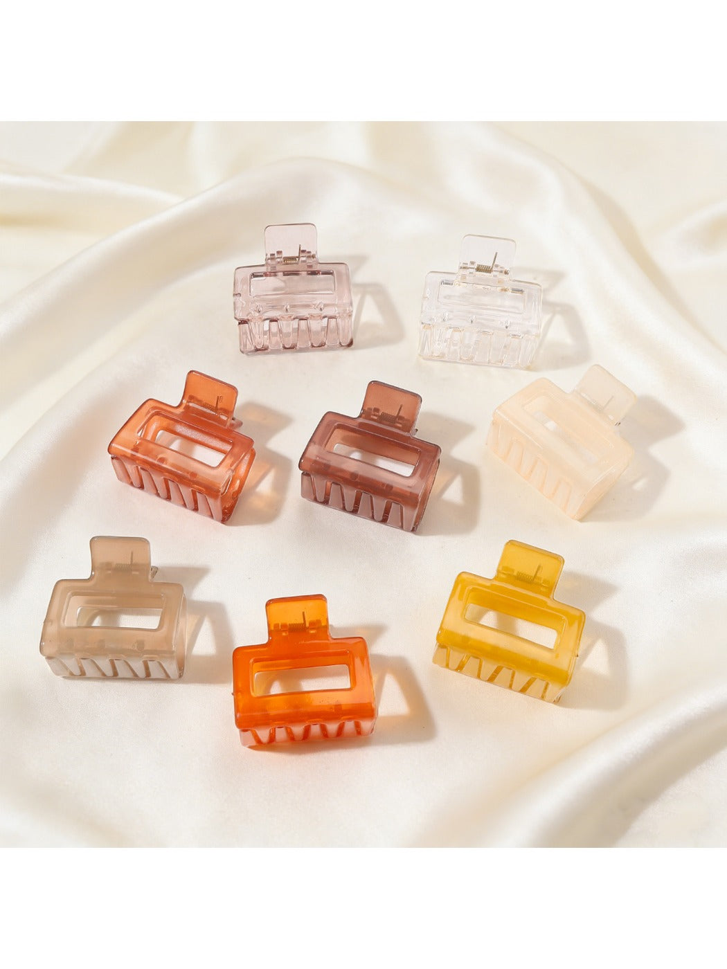 Beau - Minimalist Square Openwork Hair Claw Clip