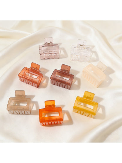 Beau - Minimalist Square Openwork Hair Claw Clip