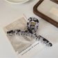 Beau - Vintage Marbled Crisscross Claw Clip