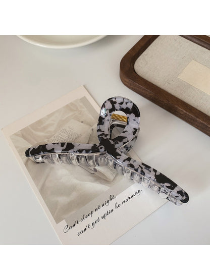 Beau - Vintage Marbled Crisscross Claw Clip