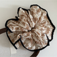 Gifty - Vintage Printed Polyester Hair Scrunchie