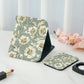 Mirroray - Double Sided Floral Print Folding Makeup Mirror