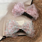 Beau - Sheer Floral Bow Decorative Banana Clip
