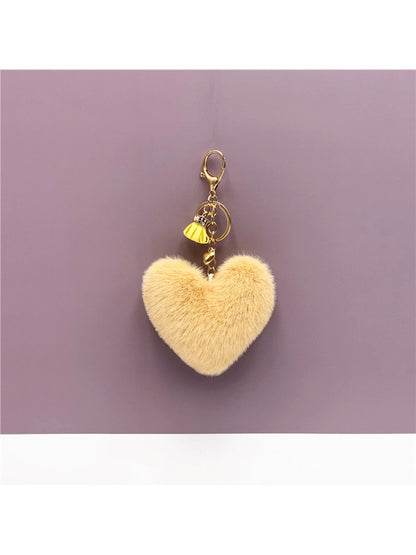Keypus - Plush Heart Shaped Bag Charm Keychain