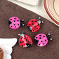 Beau - Bright Ladybug Design Claw Clip