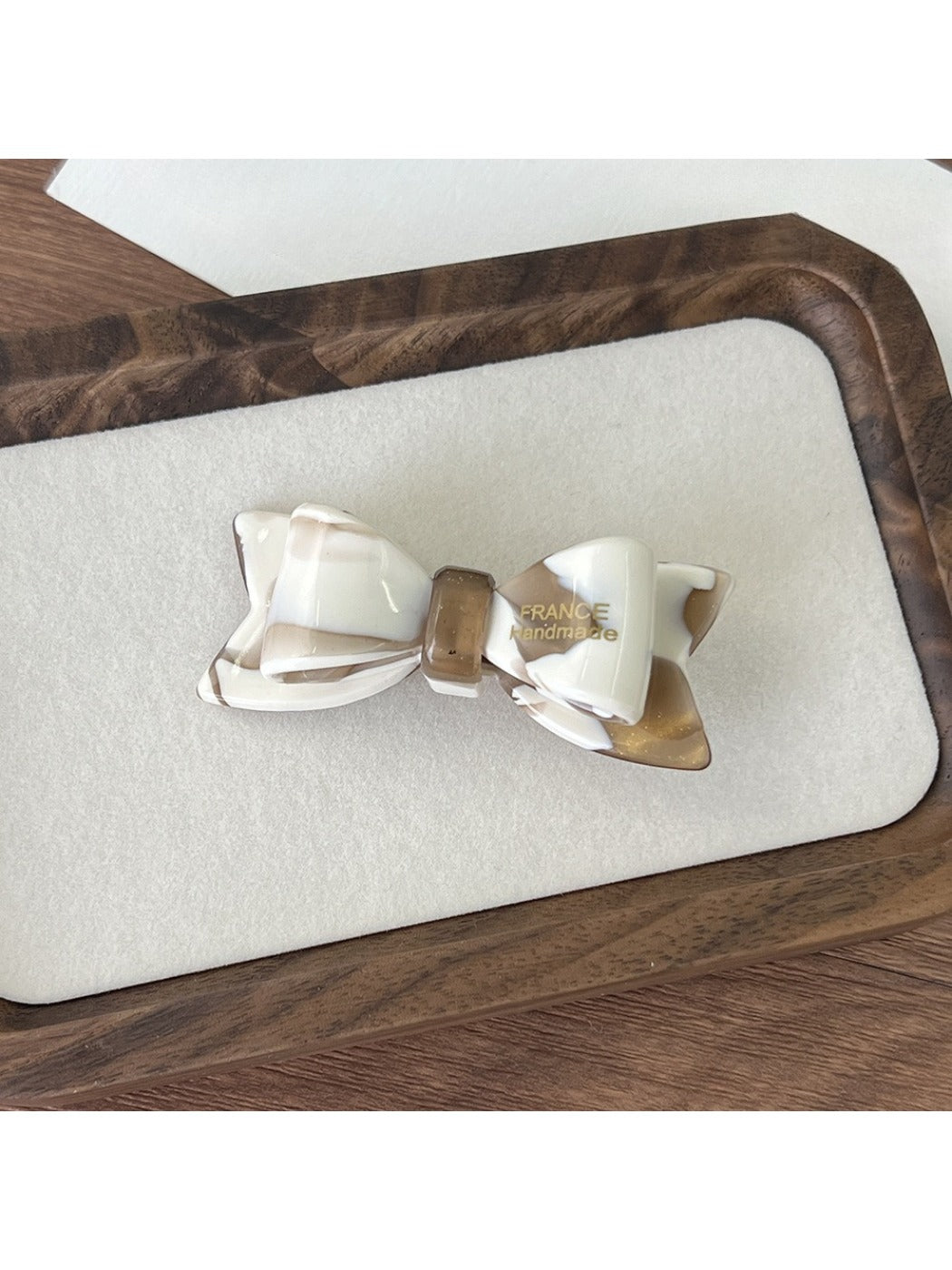Beau - Elegant Bow Acetate Hair Clip