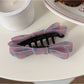 Beau - Sweet Bowknot Polka Dot Banana Clip