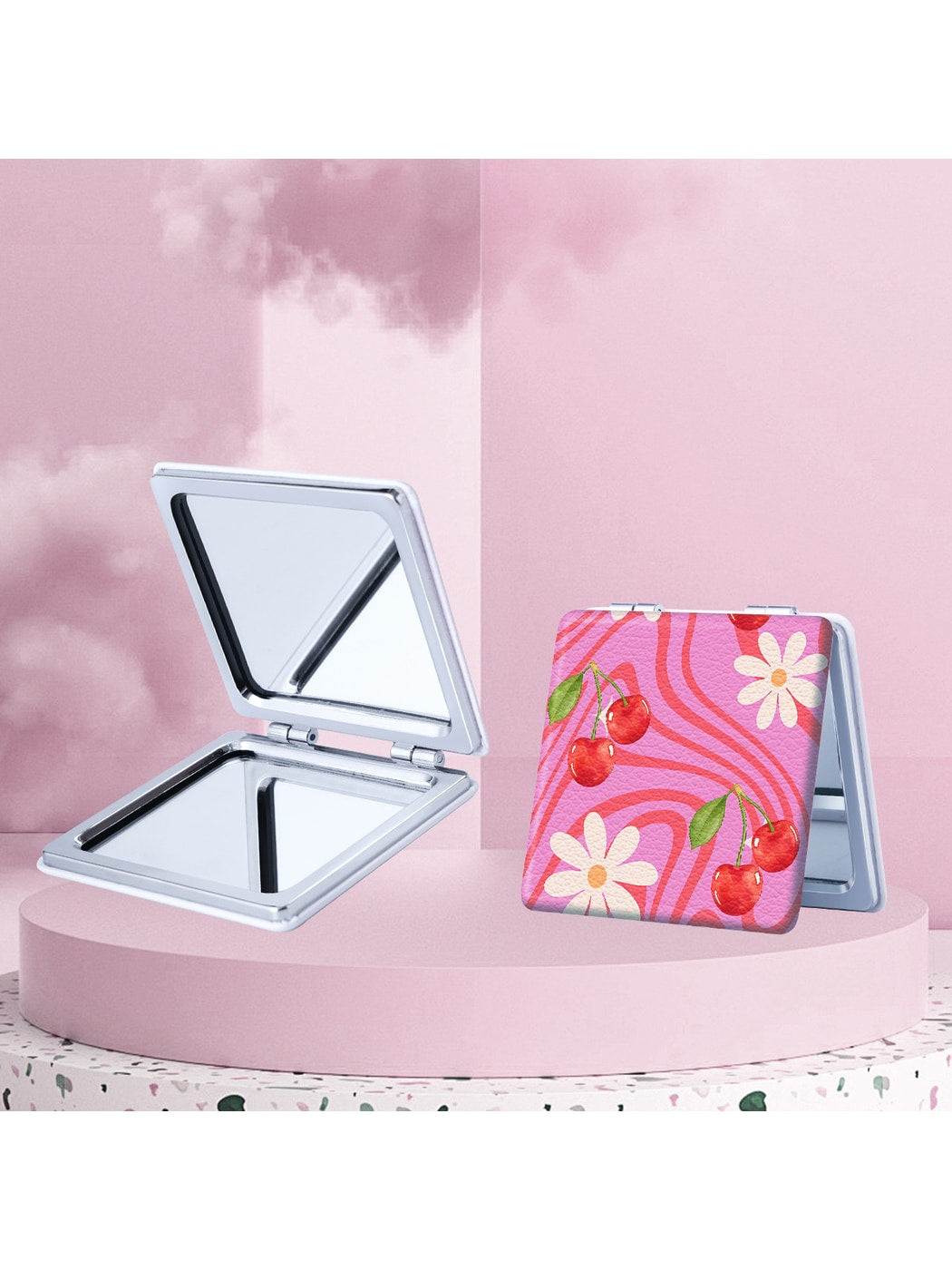 Mirroray - Y2K Style Cute Patterns Makeup Mirror