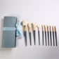 Smoosh 10 Piece Blue Makeup Brush product shape