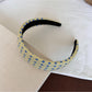 Gifty - Wide Polka Dot Fabric Covered Women's Headband